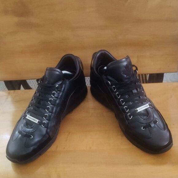 DSquared2 551 triple black trainers size 46 made in Italy main image 14